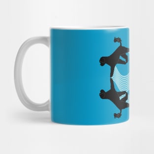 Trotting Retriever Waves Mug